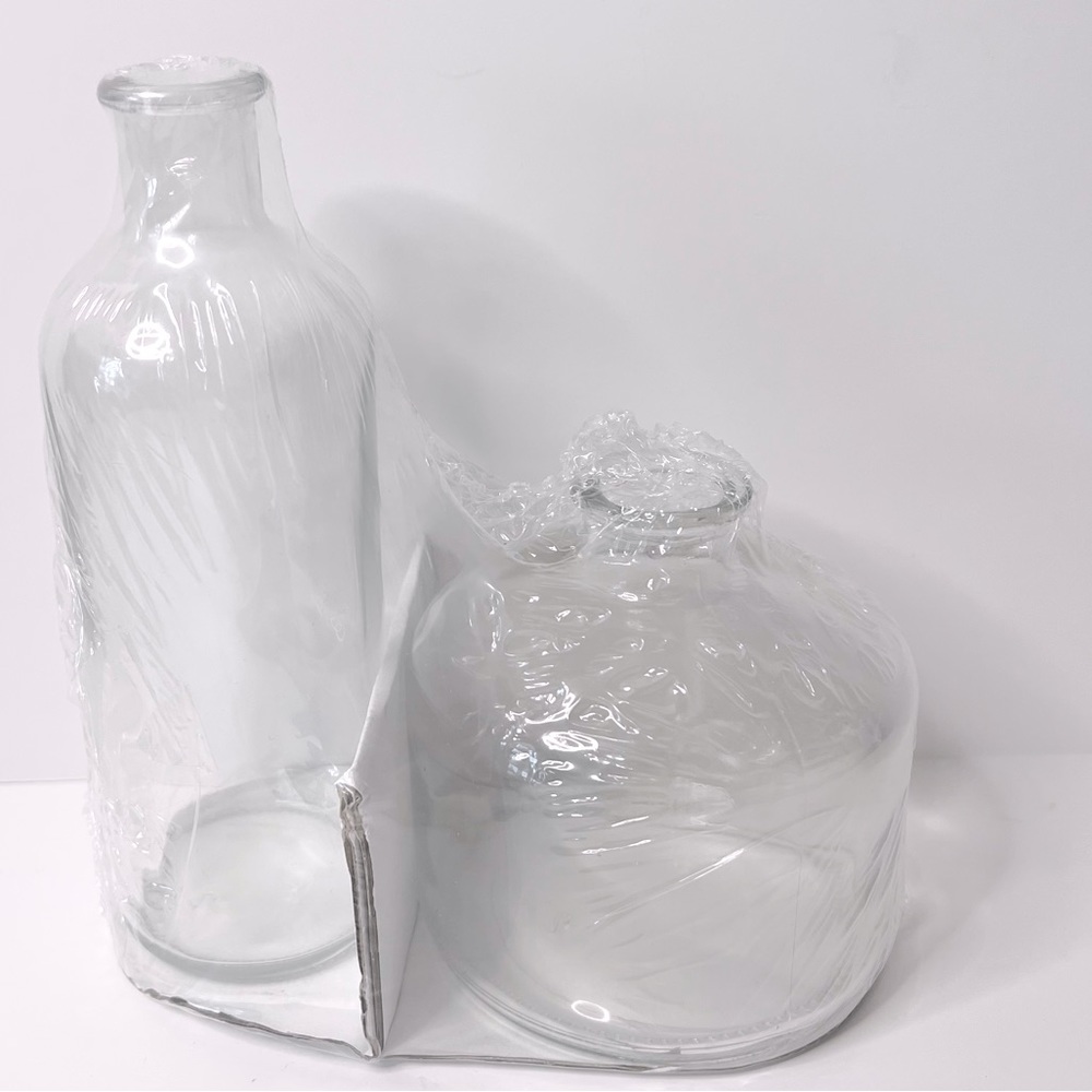 Target 🎯 Clear Glass Flower Bud Vases Jars Centerpeice Set